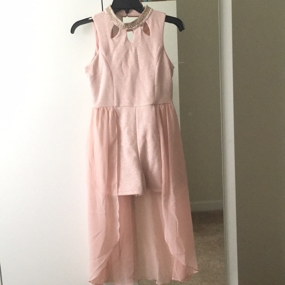 High low romper